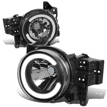 Load image into Gallery viewer, 07-14 Toyota FJ Cruiser LED DRL Headlights - Black Housing Clear Corner