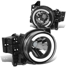 Load image into Gallery viewer, 07-14 Toyota FJ Cruiser LED DRL Headlights - Black Housing Clear Corner