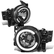 Load image into Gallery viewer, 07-14 Toyota FJ Cruiser LED DRL Headlights - Black Housing Clear Corner