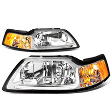 Load image into Gallery viewer, 99-04 Ford Mustang LED DRL Headlights Chrome Housing