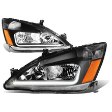 Load image into Gallery viewer, 2003-2007 Honda Accord LED DRL Headlights - Black Housing