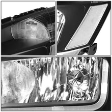 Load image into Gallery viewer, 2003-2007 Honda Accord LED DRL Headlights - Black Housing Clear Corner