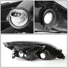 Load image into Gallery viewer, 2003-2007 Honda Accord LED DRL Headlights - Black Housing Clear Corner