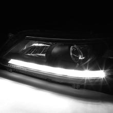 Load image into Gallery viewer, 2013-2015 Honda Accord LED DRL Projector Headlights Black Housing
