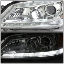 Load image into Gallery viewer, 2013-2015 Honda Accord LED DRL Projector Headlights Chrome