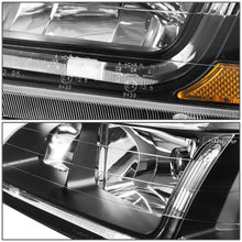 Load image into Gallery viewer, 98-02 Honda Accord LED DRL Headlights - Black Housing / Amber Corner