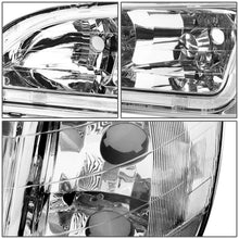 Load image into Gallery viewer, 98-02 Honda Accord LED DRL Chrome Housing Headlights