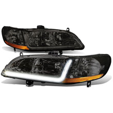 Load image into Gallery viewer, 98-02 Honda Accord LED DRL Headlights - Smoke Housing Amber Corner