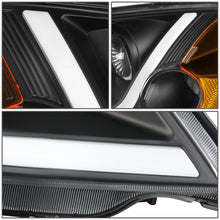 Load image into Gallery viewer, 01-03 Honda Civic LED DRL Projector Headlights Black Housing
