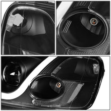 Load image into Gallery viewer, 01-03 Honda Civic LED DRL Projector Headlights Black Housing