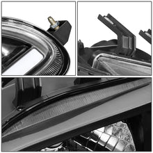 Load image into Gallery viewer, 92-95 Honda Civic LED DRL Headlights Black Housing Clear Corner