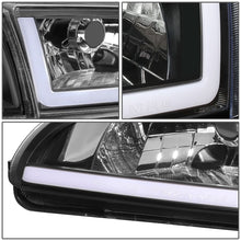 Load image into Gallery viewer, 92-95 Honda Civic LED DRL Headlights Black Housing Clear Corner