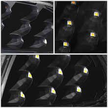 Load image into Gallery viewer, 92-95 Honda Civic LED DRL Headlights Black Housing Clear Corner