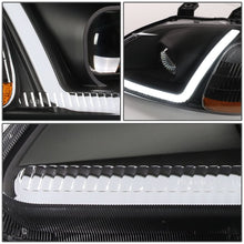 Load image into Gallery viewer, 96-98 Honda Civic LED DRL Projector Headlights Black Housing