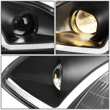 Load image into Gallery viewer, 96-98 Honda Civic LED DRL Projector Headlights Black Housing