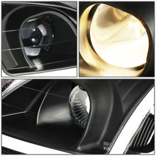 Load image into Gallery viewer, 99-00 Honda Civic LED DRL Projector Headlights Black Housing