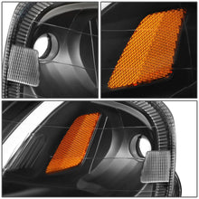 Load image into Gallery viewer, 99-00 Honda Civic LED DRL Projector Headlights Black Housing
