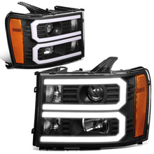 Load image into Gallery viewer, 07-13 GMC Sierra 1500 / 07-14 Sierra 2500 3500 Dual U-Bar LED DRL Headlights