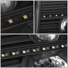 Load image into Gallery viewer, 2007-2014 GMC Sierra C-Bar LED DRL Sequential Headlights Black