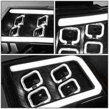Load image into Gallery viewer, 09-14 Ford F-150 Projector LED DRL Halo Headlights Black Housing