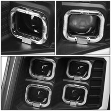 Load image into Gallery viewer, 09-14 Ford F-150 Projector LED DRL Halo Headlights Black Housing