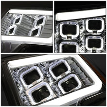Load image into Gallery viewer, 2009-2014 Ford F-150 Quad LED DRL Halo Ring Projector Headlights Chrome