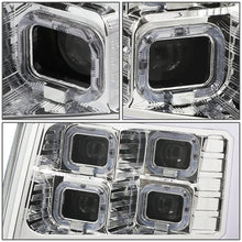Load image into Gallery viewer, 2009-2014 Ford F-150 Quad LED DRL Halo Ring Projector Headlights Chrome