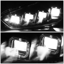 Load image into Gallery viewer, 15-18 Ford Focus Sequential Halo Projector Headlights Black Housing