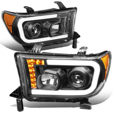 Load image into Gallery viewer, 2008-2017 Toyota Sequoia/Tundra LED DRL Projector Headlights Black
