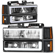 Load image into Gallery viewer, 94-00 GMC C/K Series Yukon Suburban Clear LED Bar Headlights