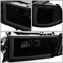 Load image into Gallery viewer, 94-02 Dodge Ram LED DRL Headlights - Black Housing Smoke Lens