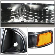 Load image into Gallery viewer, 98-04 Chevrolet Blazer S10 LED Switchback L-Pattern Headlights Black