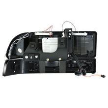 Load image into Gallery viewer, 98-04 Chevrolet Blazer S10 LED Switchback L-Pattern Headlights Black
