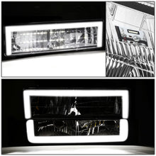 Load image into Gallery viewer, Clear Lens Chrome Housing LED Bar Headlights 4PCS