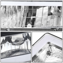 Load image into Gallery viewer, Clear Lens Chrome Housing LED Bar Headlights 4PCS