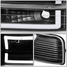 Load image into Gallery viewer, 99-06 Chevrolet Silverado Tahoe Suburban LED DRL Dual C-Bar Headlights