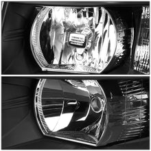 Load image into Gallery viewer, 07-14 Chevrolet Silverado LED Reflector Headlights Black Housing