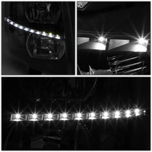 Load image into Gallery viewer, 2007-2014 Chevrolet Silverado LED Reflector Headlights - Black/Clear/Smoke