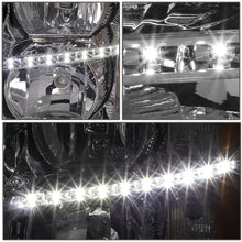 Load image into Gallery viewer, 2007-2014 Chevrolet Silverado LED Reflector Headlights Chrome Housing
