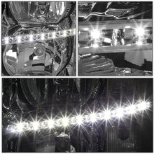 Load image into Gallery viewer, 07-14 Chevrolet Silverado LED Reflector Headlights Chrome Housing
