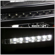 Load image into Gallery viewer, 14-15 Chevy Silverado LED DRL Headlights Black Housing Amber Corner