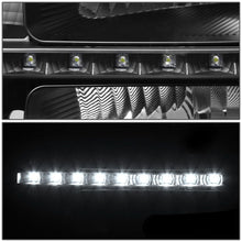 Load image into Gallery viewer, 2007-2014 GMC Sierra LED DRL Headlights Black Housing Amber Corner