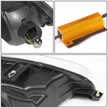 Load image into Gallery viewer, 92-95 Honda Civic LED DRL Headlights - Black Housing / Amber Corner