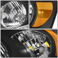 Load image into Gallery viewer, 06-09 Dodge Ram LED DRL Headlights - Black Housing Amber Corner