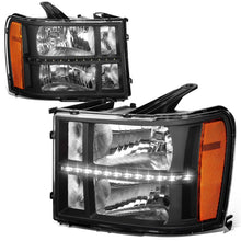 Load image into Gallery viewer, 07-13 GMC Sierra 1500 / 07-14 Sierra 2500 3500 LED DRL Headlights