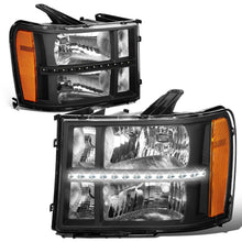Load image into Gallery viewer, 07-13 GMC Sierra 1500 / 07-14 Sierra 2500 3500 LED DRL Headlights