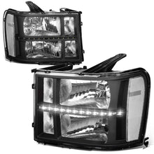 Load image into Gallery viewer, 07-13 GMC Sierra 1500 / 07-14 Sierra 2500 3500 LED DRL Headlights