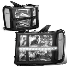 Load image into Gallery viewer, 07-13 GMC Sierra 1500 / 07-14 Sierra 2500 3500 LED DRL Headlights