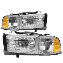 Load image into Gallery viewer, 94-02 Dodge Ram OEM Style Headlights Chrome Housing 4PC Kit