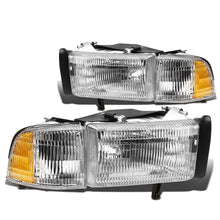 Load image into Gallery viewer, 94-02 Dodge Ram OEM Style Headlights Chrome Housing 4PC Kit